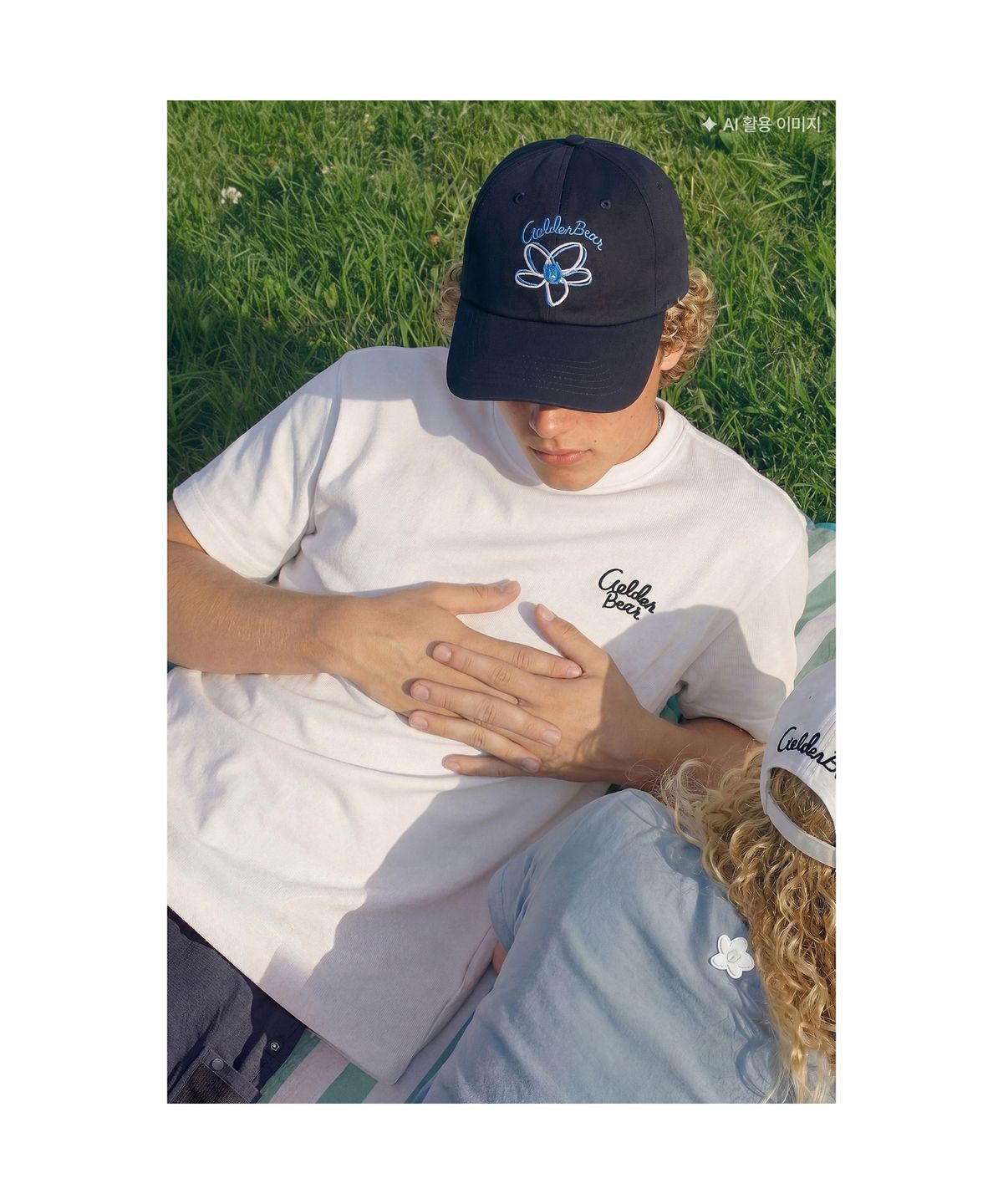 골든베어(GOLDEN BEAR) (공용) Magnolia Graphic T-shirt G4TAM26461WHX