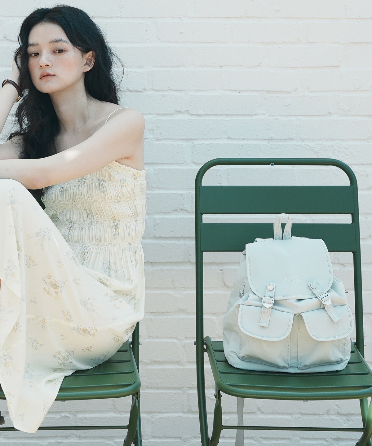 아브르(ABBR) Classic Snap Mini Backpack_Plum