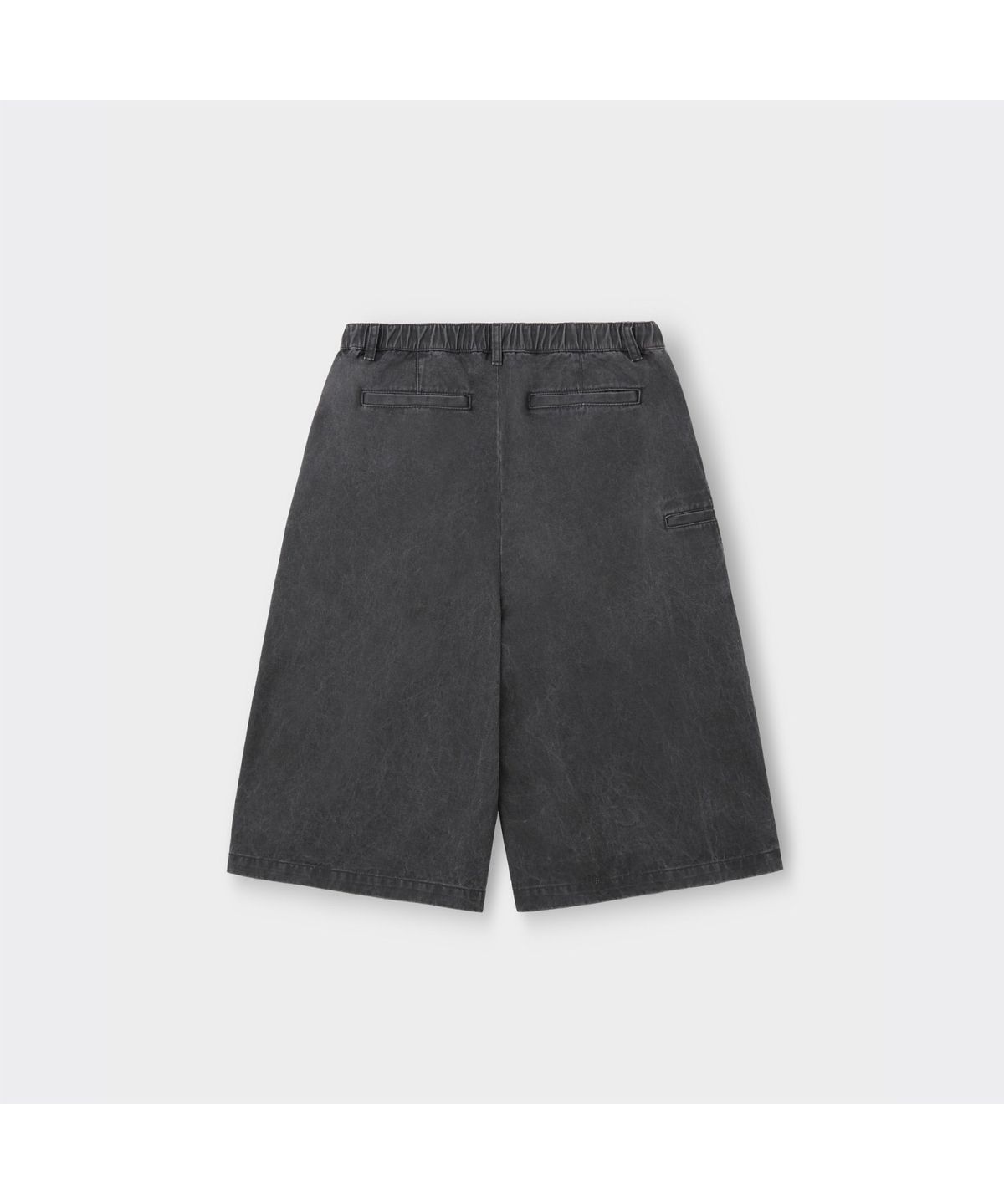 커스텀멜로우(CUSTOMELLOW) Grey Dyed Cotton Bermuda Shorts CWPAM26365GYX