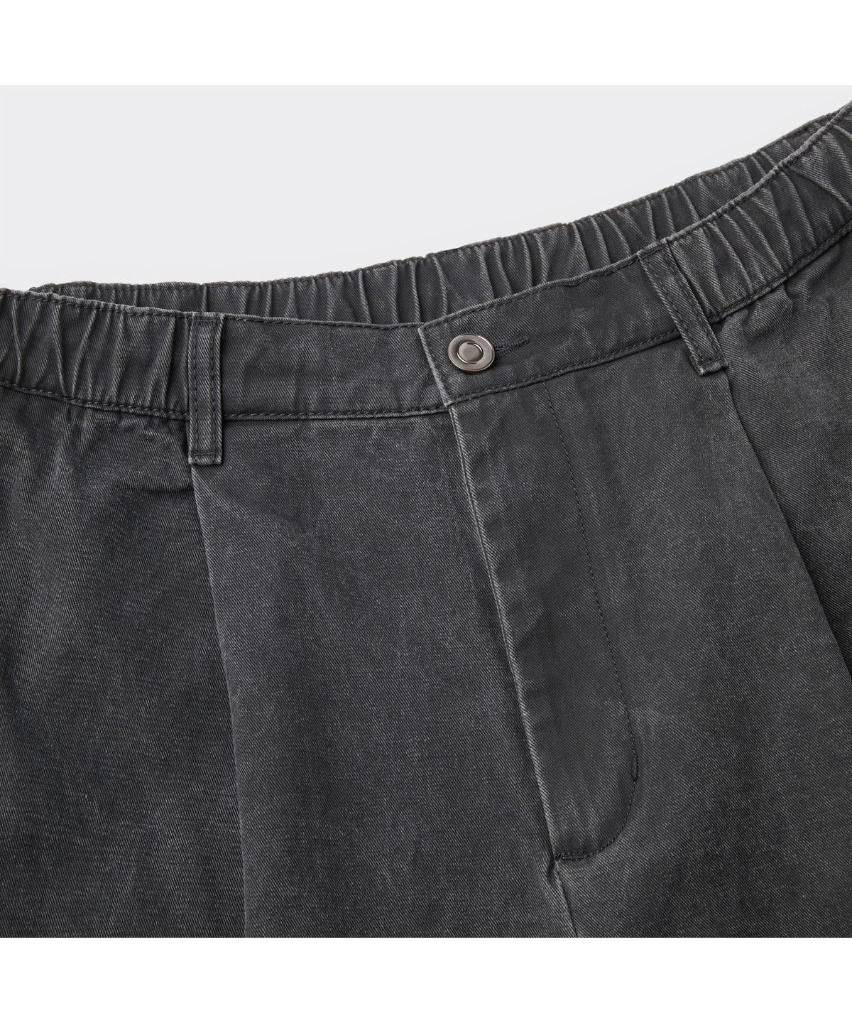 커스텀멜로우(CUSTOMELLOW) Grey Dyed Cotton Bermuda Shorts CWPAM26365GYX
