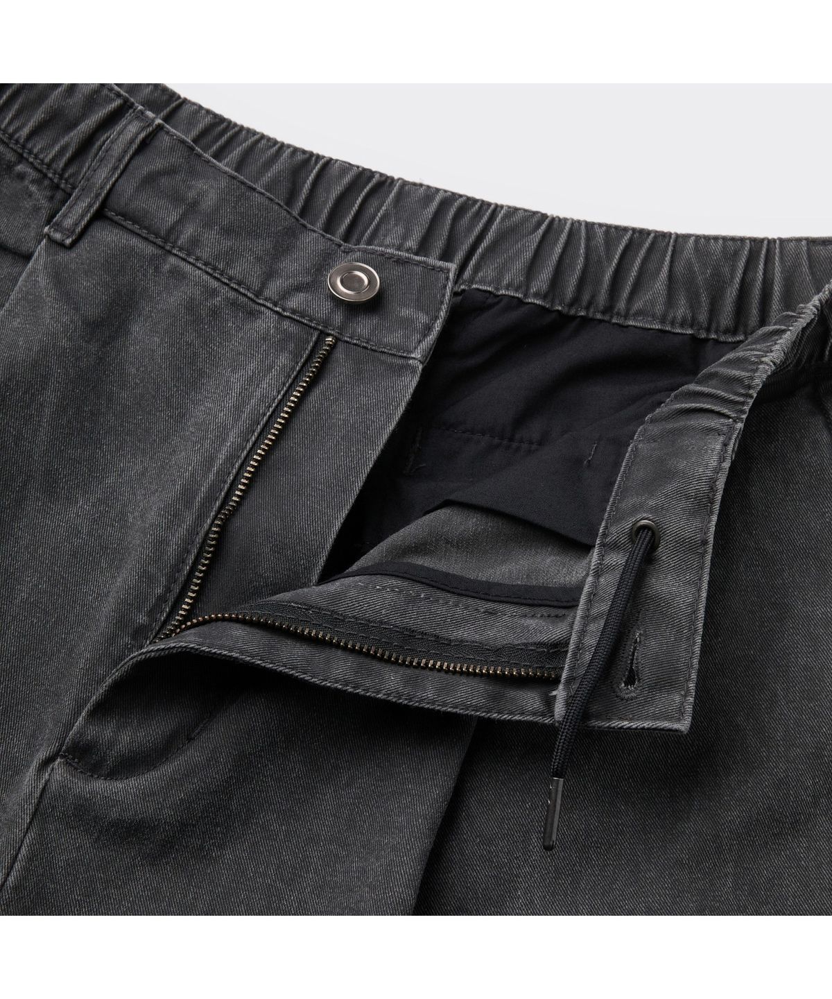 커스텀멜로우(CUSTOMELLOW) Grey Dyed Cotton Bermuda Shorts CWPAM26365GYX