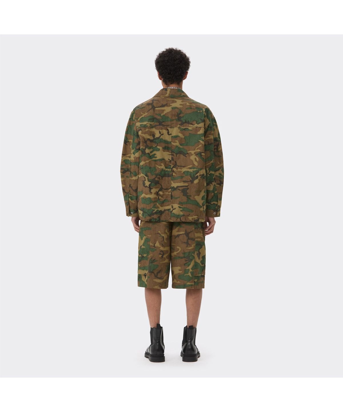 커스텀멜로우(CUSTOMELLOW) Green Camouflage BDU Shorts CWPAM26364GRX