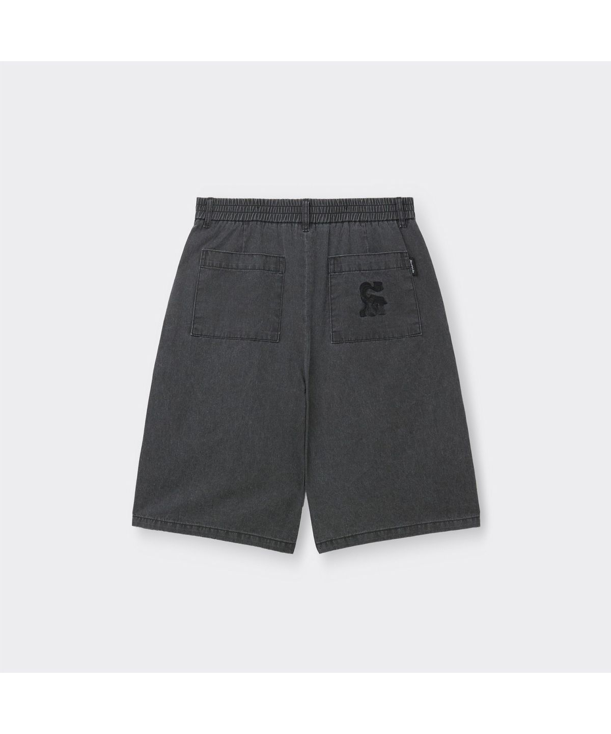 커스텀멜로우(CUSTOMELLOW) [Vincent] Grey Cotton Dyed Shorts CWPAM26491GYD