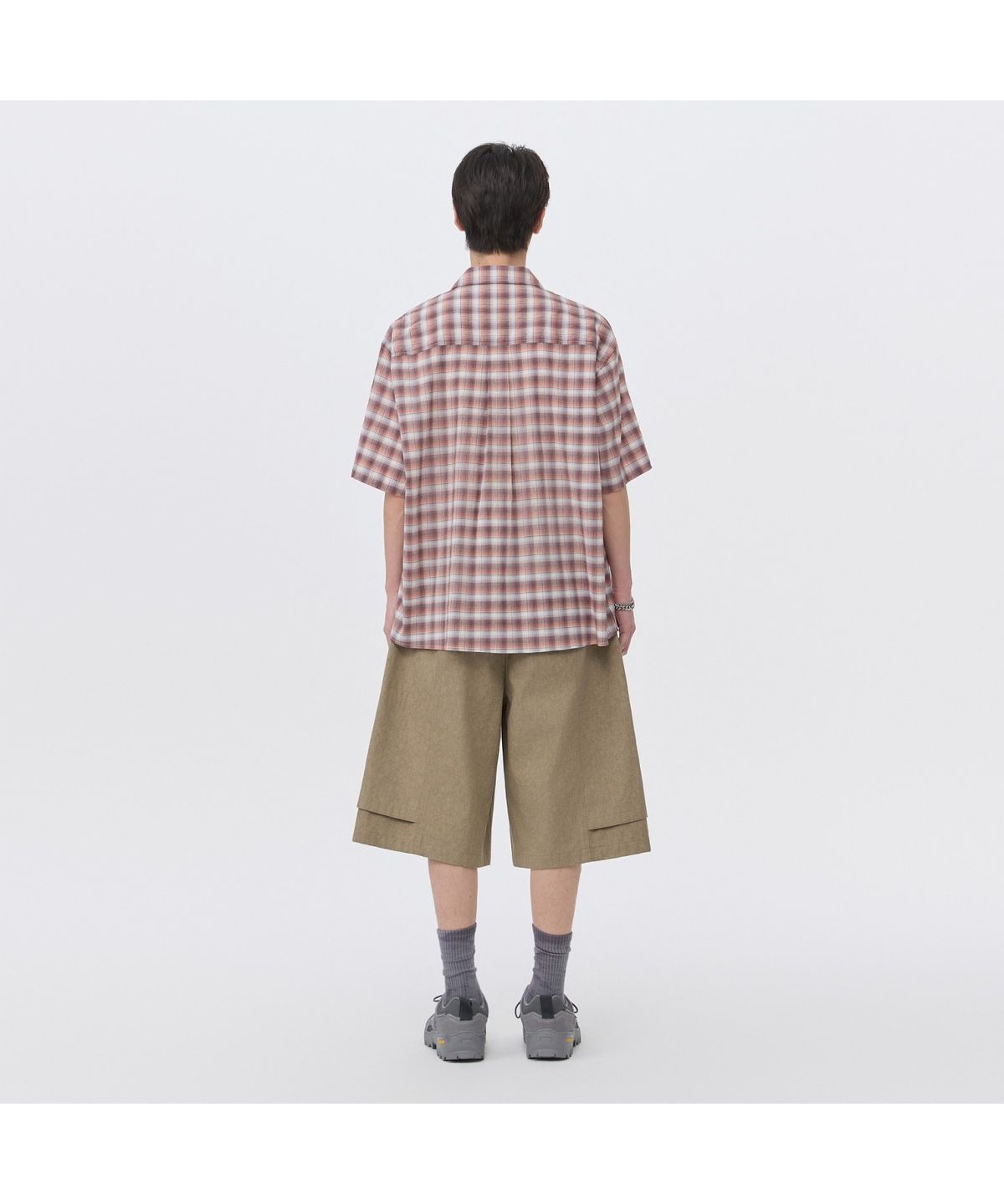 커스텀멜로우(CUSTOMELLOW) Beige Cotton BDU Shorts CWPAM26363BEX