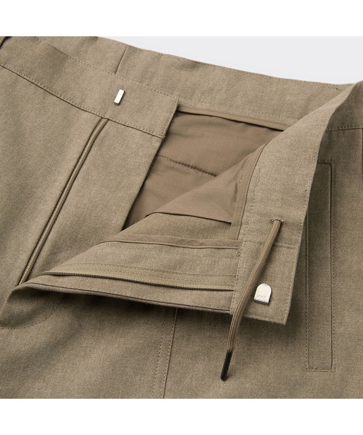 커스텀멜로우(CUSTOMELLOW) Beige Cotton BDU Shorts CWPAM26363BEX