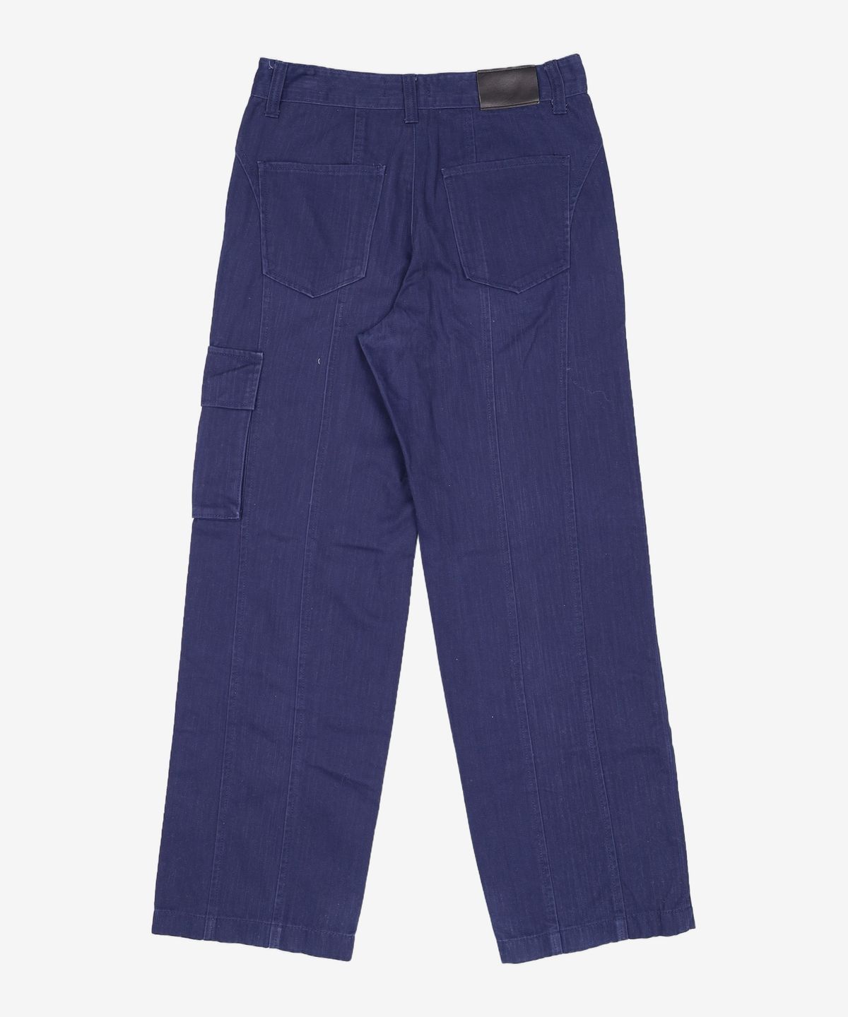 애드오프(ADDOFF) ONE POCKET IRVING WIDE CARGO PANTS NAVY 48
