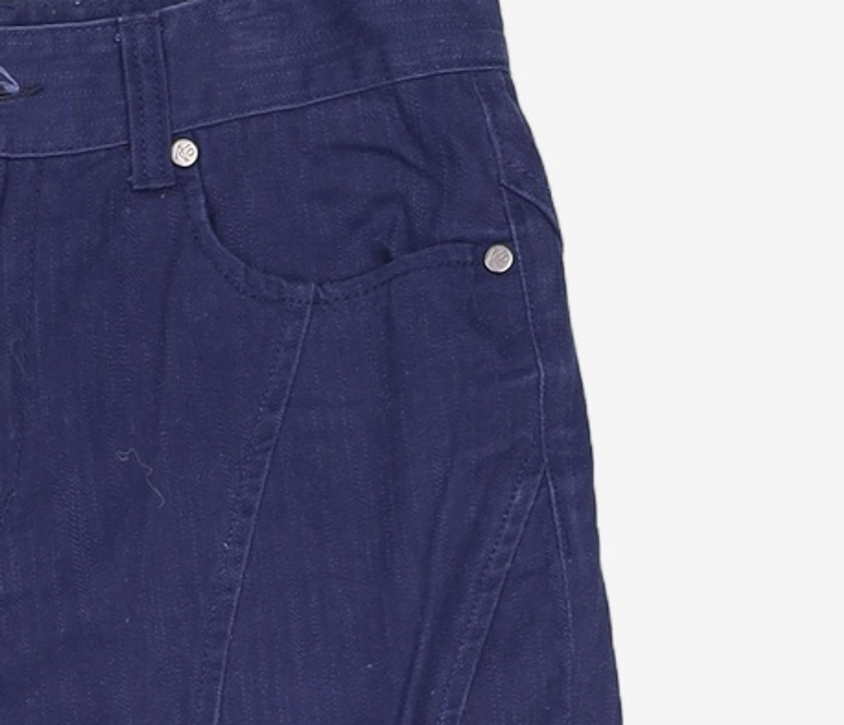애드오프(ADDOFF) ONE POCKET IRVING WIDE CARGO PANTS NAVY 48