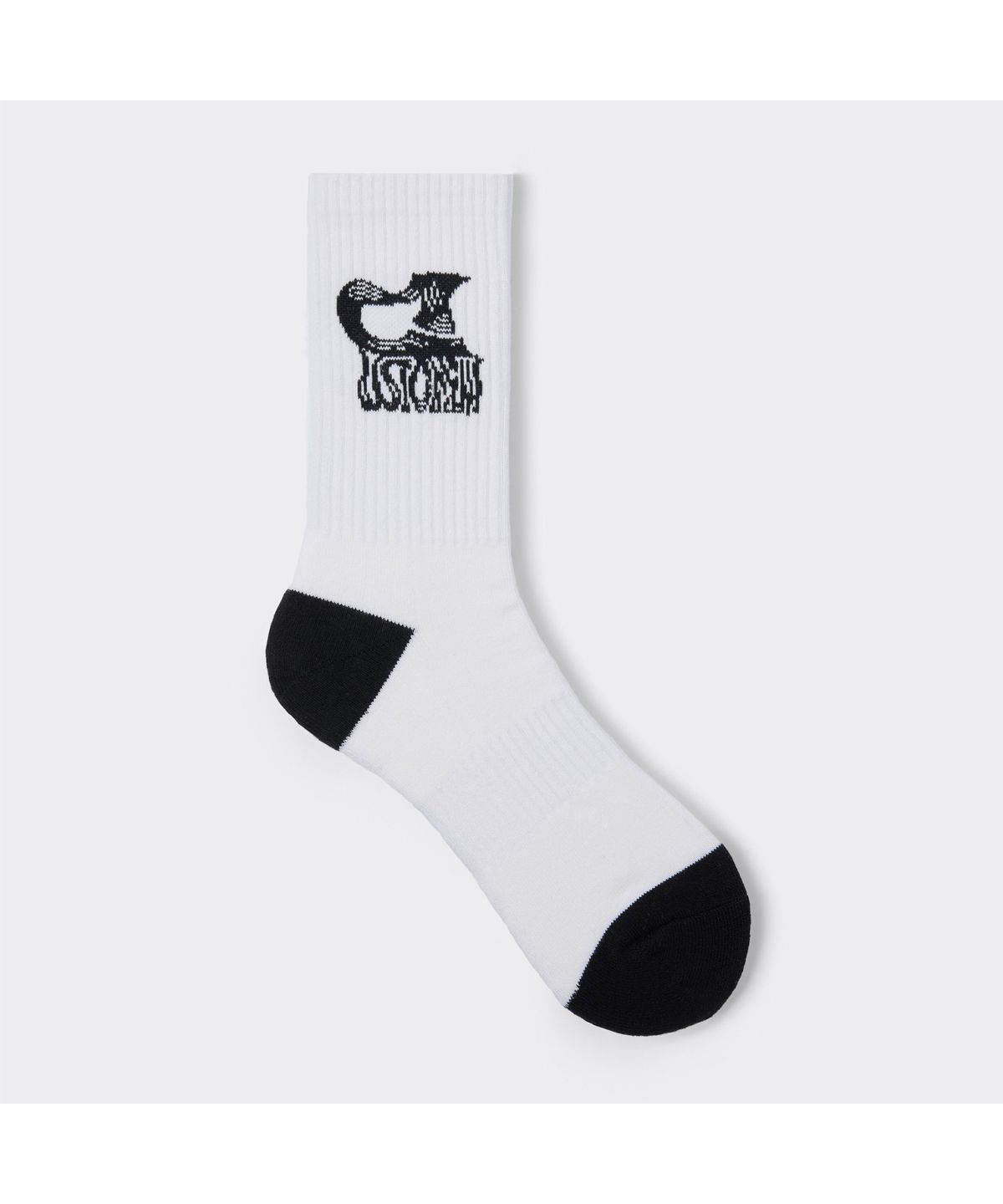 커스텀멜로우(CUSTOMELLOW) [Vincent] White Graphic Socks CALAX26481WHX