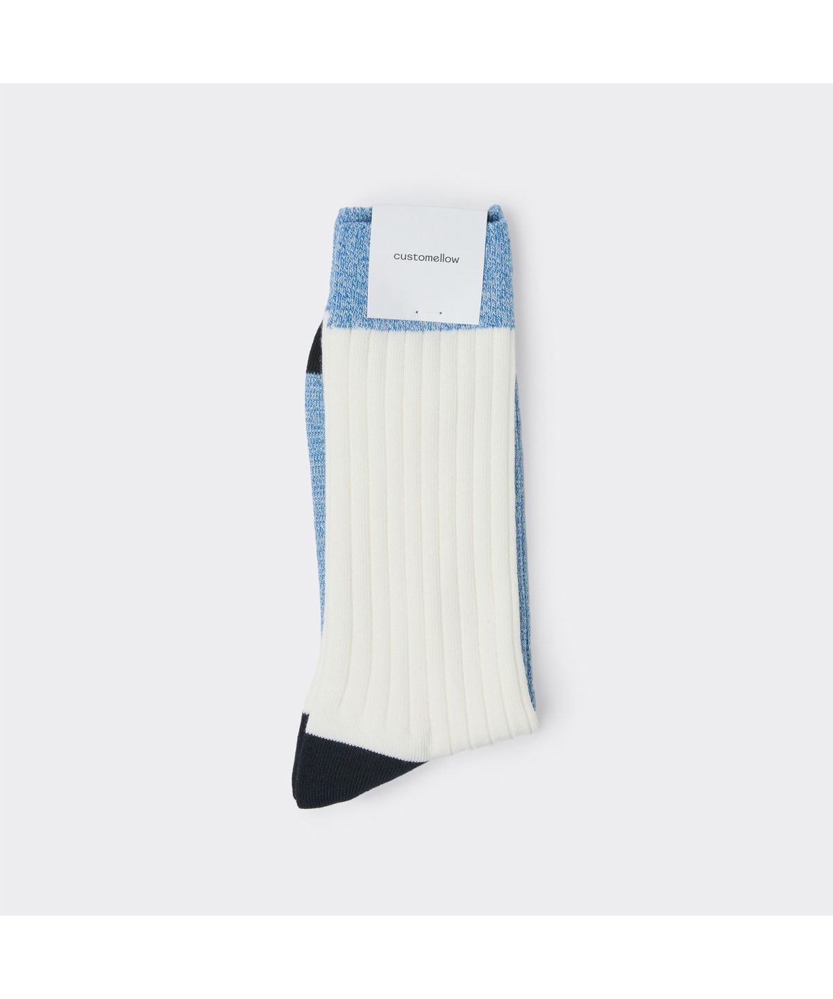 커스텀멜로우(CUSTOMELLOW) White Block Socks CALAX26103WHX