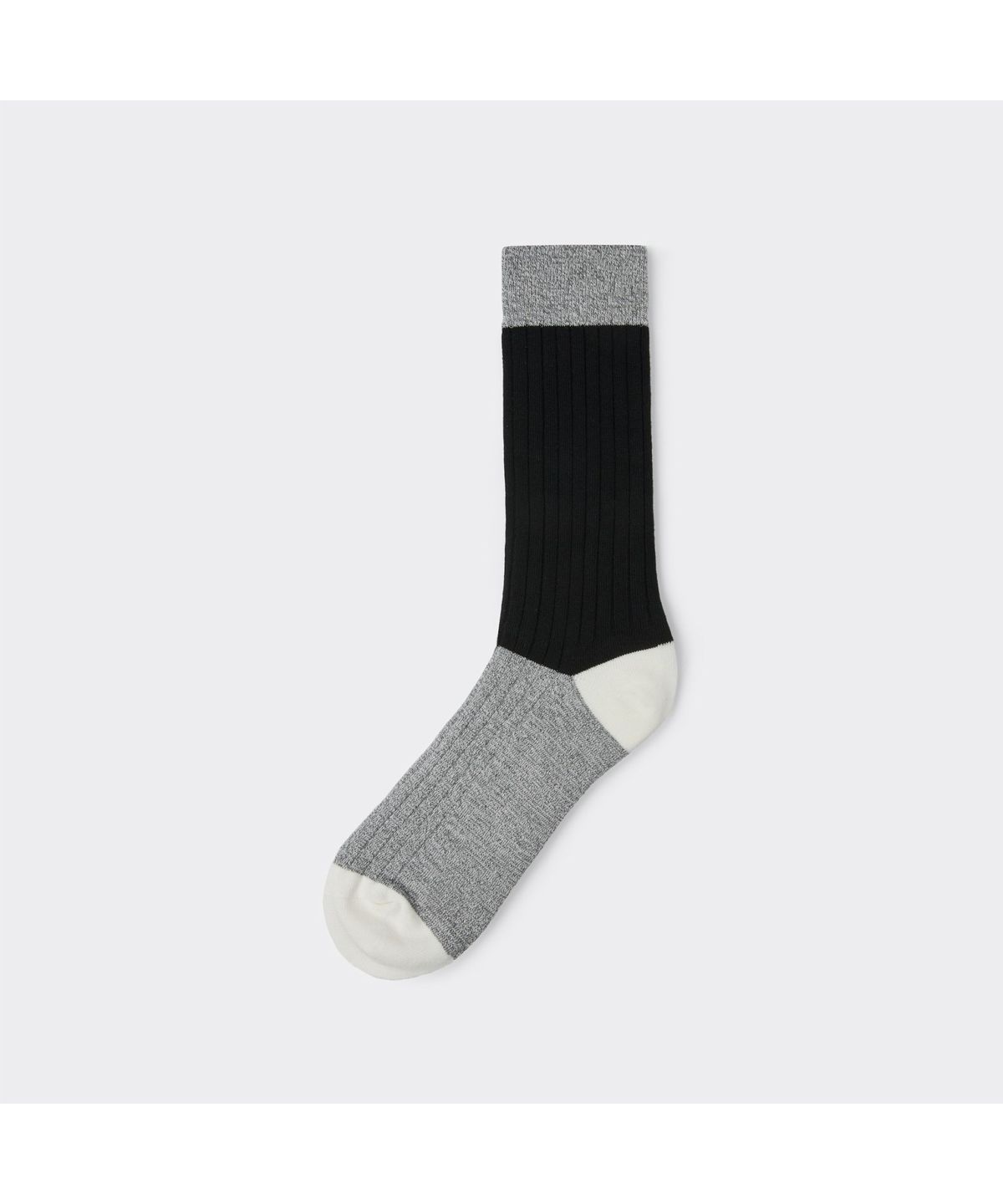 커스텀멜로우(CUSTOMELLOW) Black Block Socks CALAX26103BKX