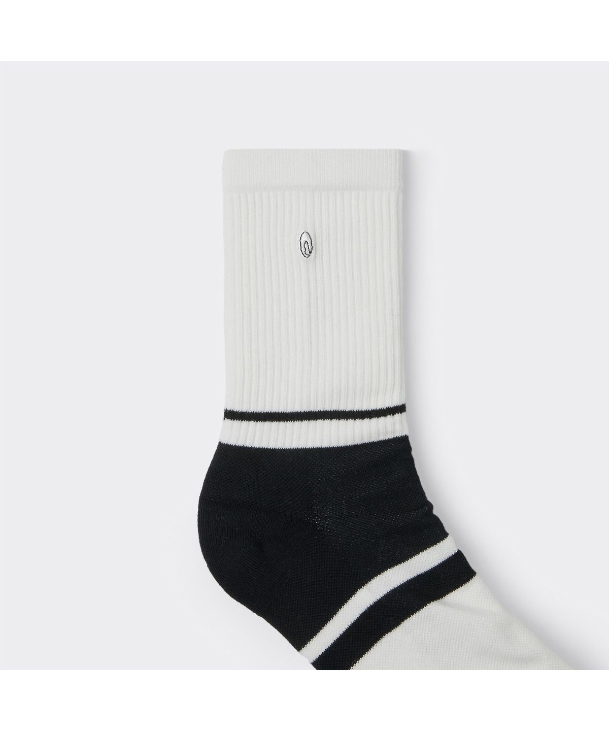 커스텀멜로우(CUSTOMELLOW) White Block Toe Socks CALAX26106WHX