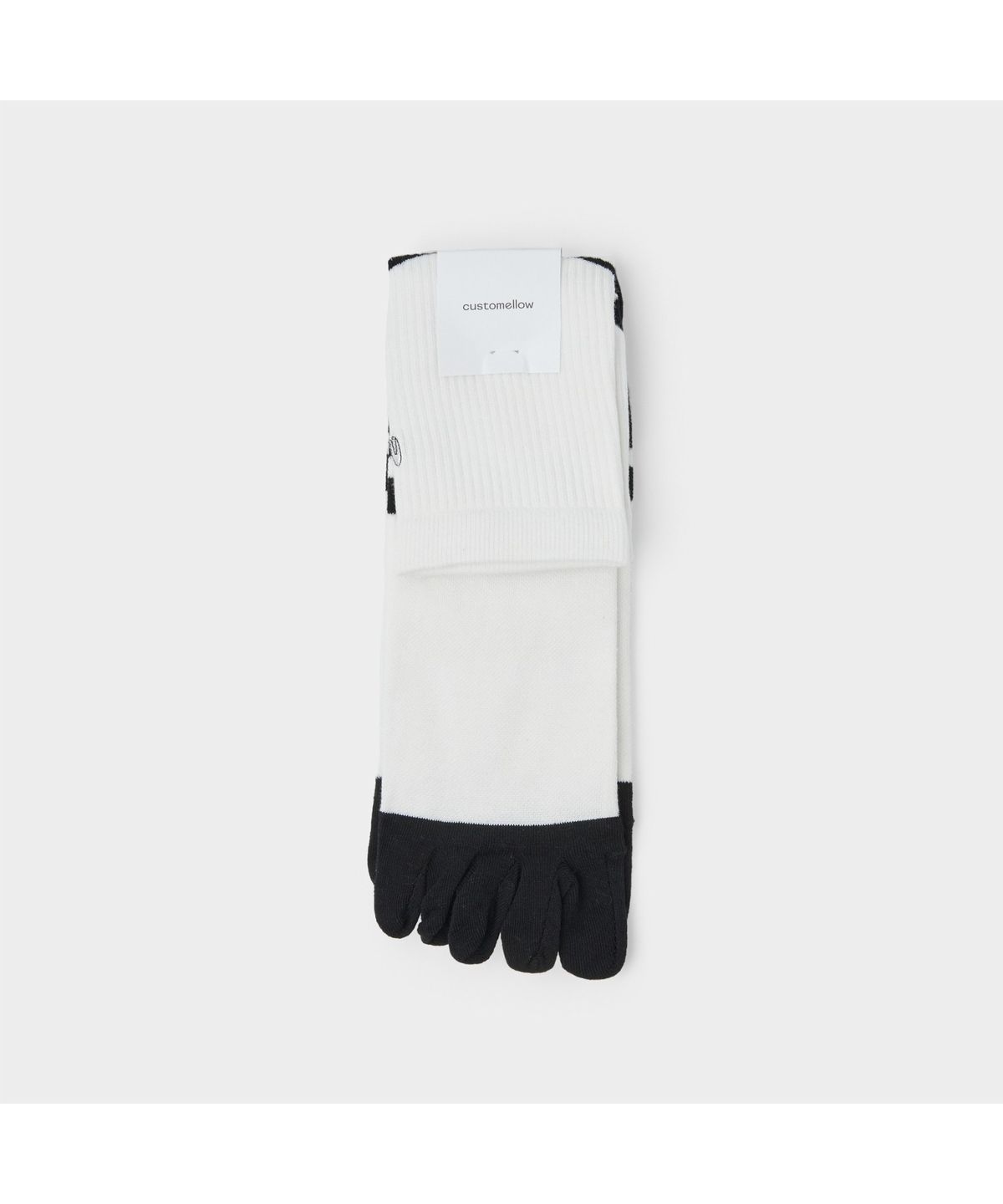 커스텀멜로우(CUSTOMELLOW) White Block Toe Socks CALAX26106WHX