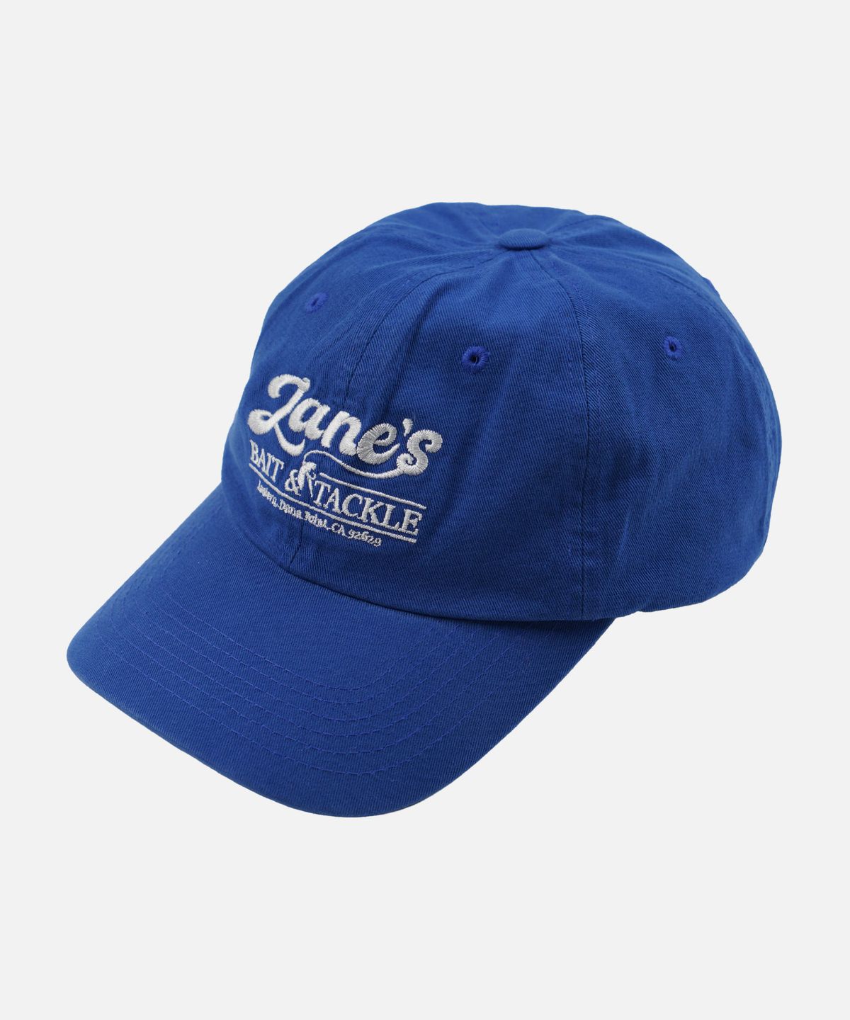 프리즘웍스(FRIZMWORKS) ZANES BAIT & TACKLE LOGO BALL CAP _ BLUE