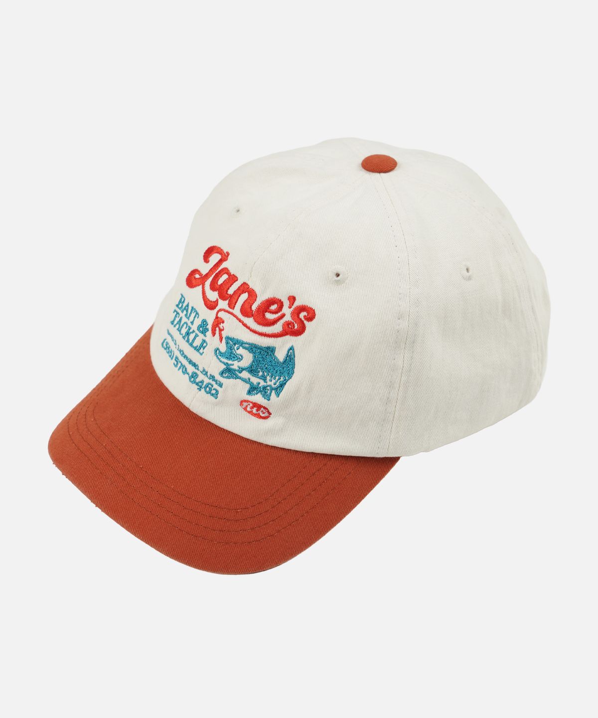 프리즘웍스(FRIZMWORKS) ZANES BAIT & TACKLE TWO TONE BALL CAP _ ORANGE