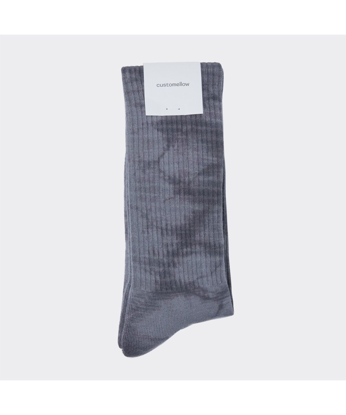 커스텀멜로우(CUSTOMELLOW) Grey Dyed Socks CALAX26104GYX