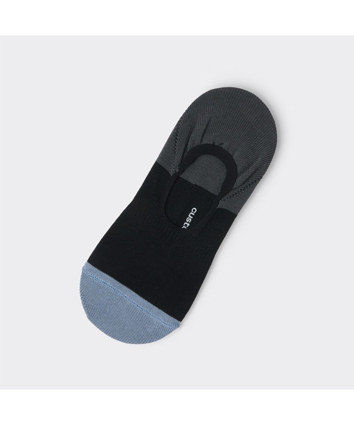 커스텀멜로우(CUSTOMELLOW) Grey Block Hidden Socks CALAX26203GYX