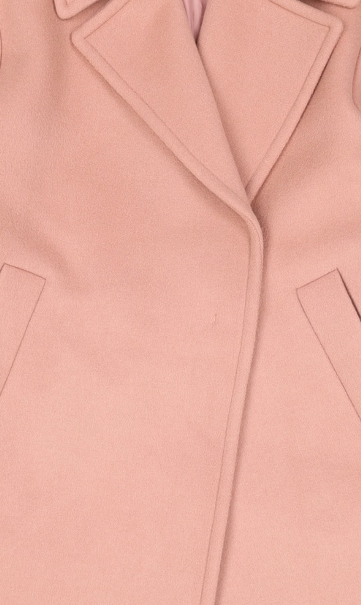 룩캐스트(LOOKAST) PINK SNAP WOOL COAT OS