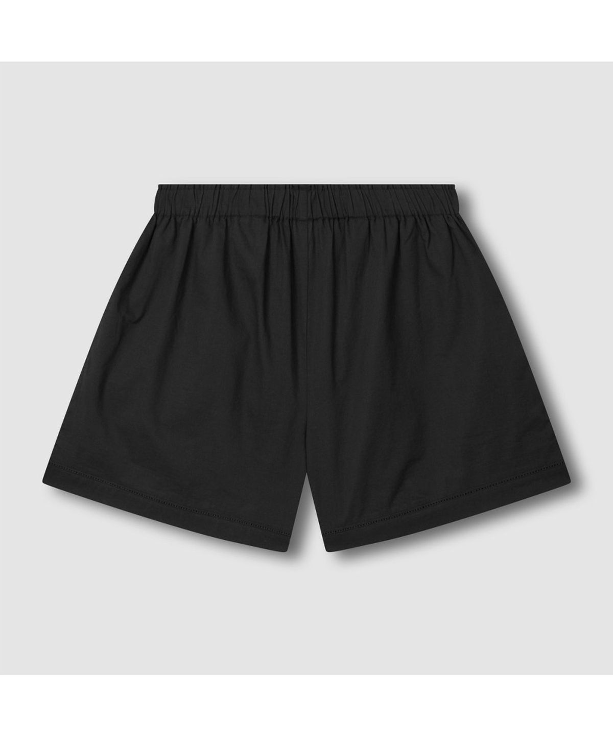 자주(JAJU) 여 아일렛 3부 파자마 팬츠_블랙