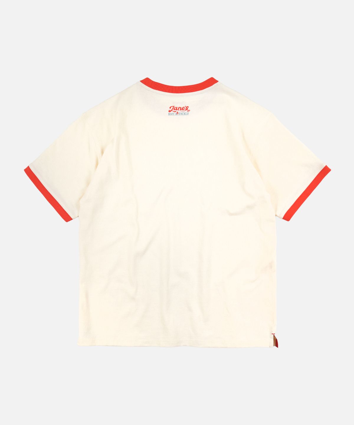 프리즘웍스(FRIZMWORKS) ZANES BAIT & TACKLE RINGER TEE _ IVORY