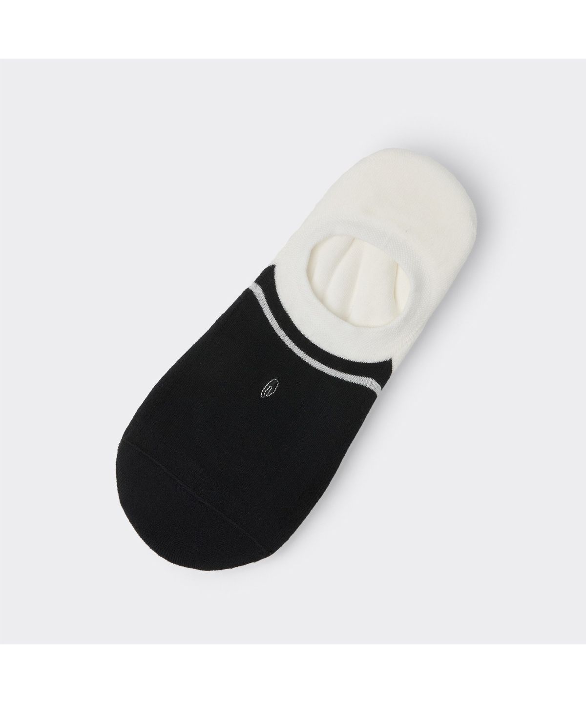 커스텀멜로우(CUSTOMELLOW) Black Block Hidden Socks CALAX26202BKX