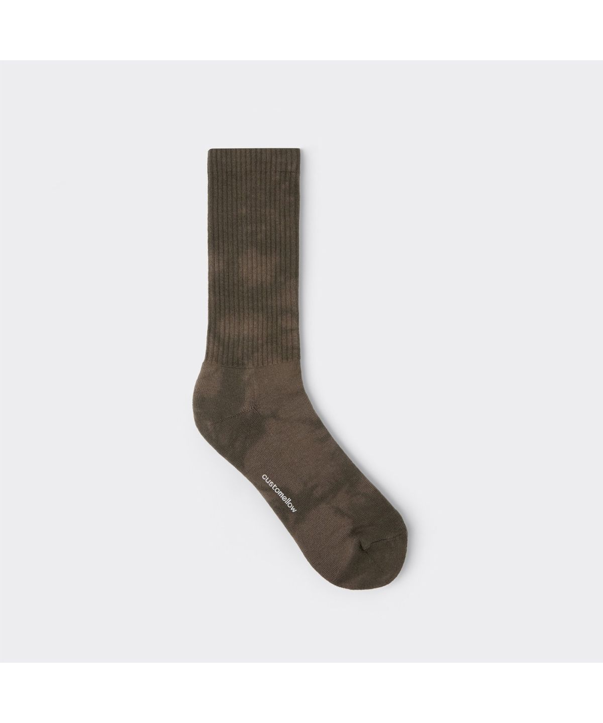 커스텀멜로우(CUSTOMELLOW) Brown Dyed Socks CALAX26104BRX