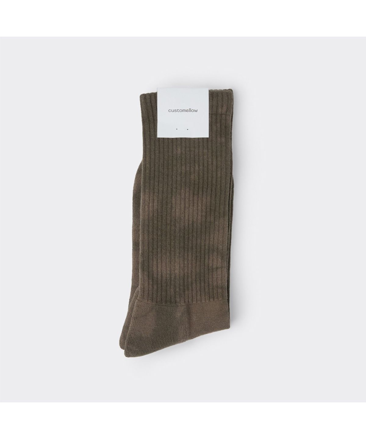 커스텀멜로우(CUSTOMELLOW) Brown Dyed Socks CALAX26104BRX