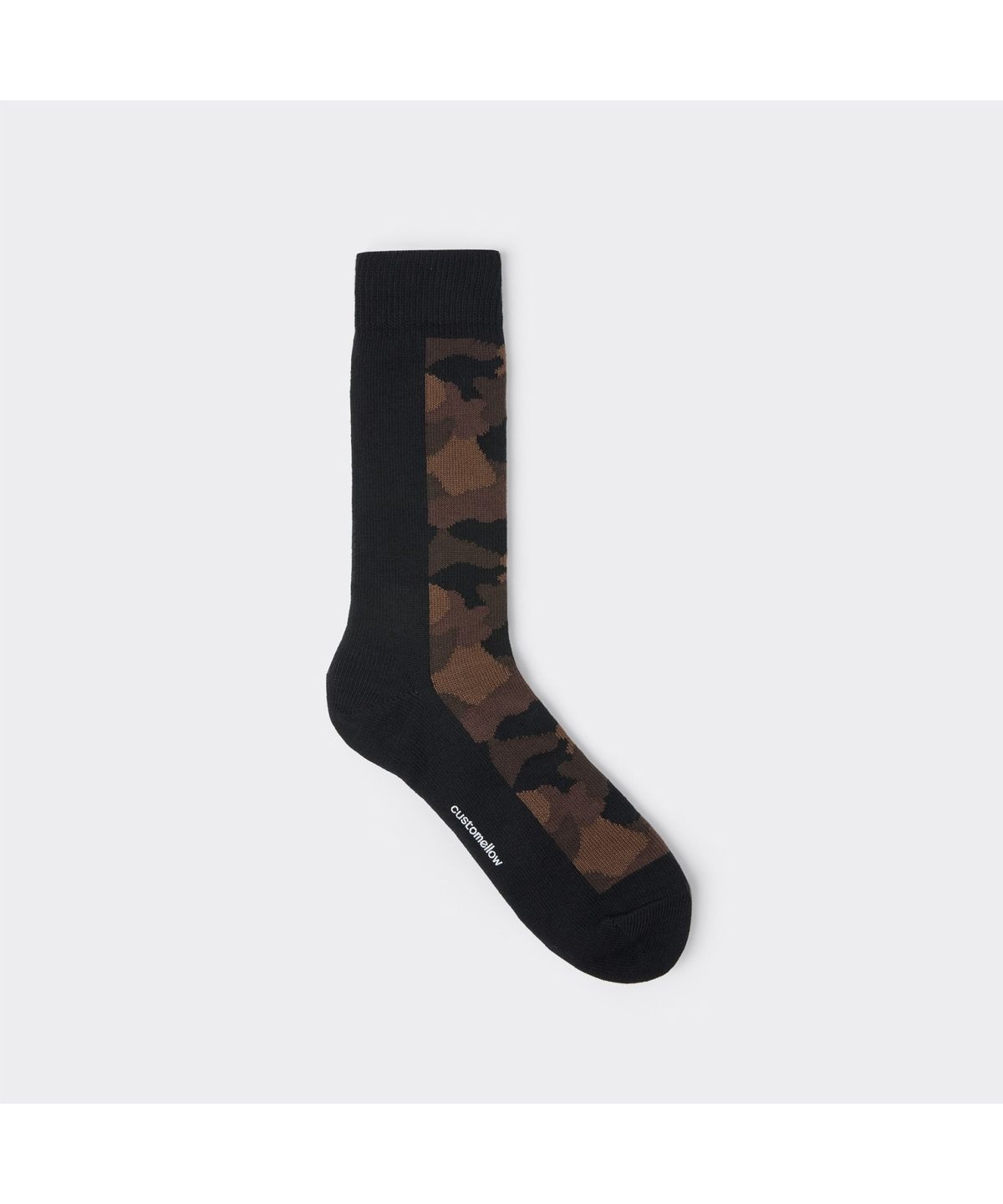 커스텀멜로우(CUSTOMELLOW) Brown Camouflage Socks CALAX26108BRX
