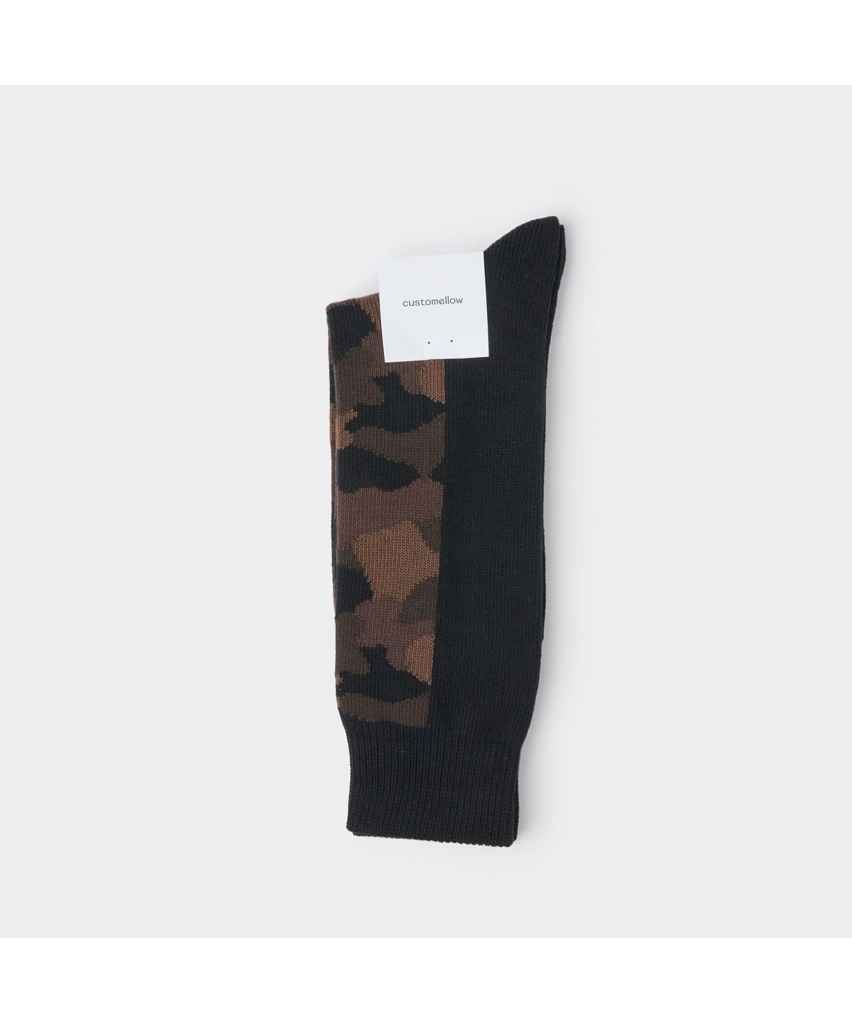 커스텀멜로우(CUSTOMELLOW) Brown Camouflage Socks CALAX26108BRX