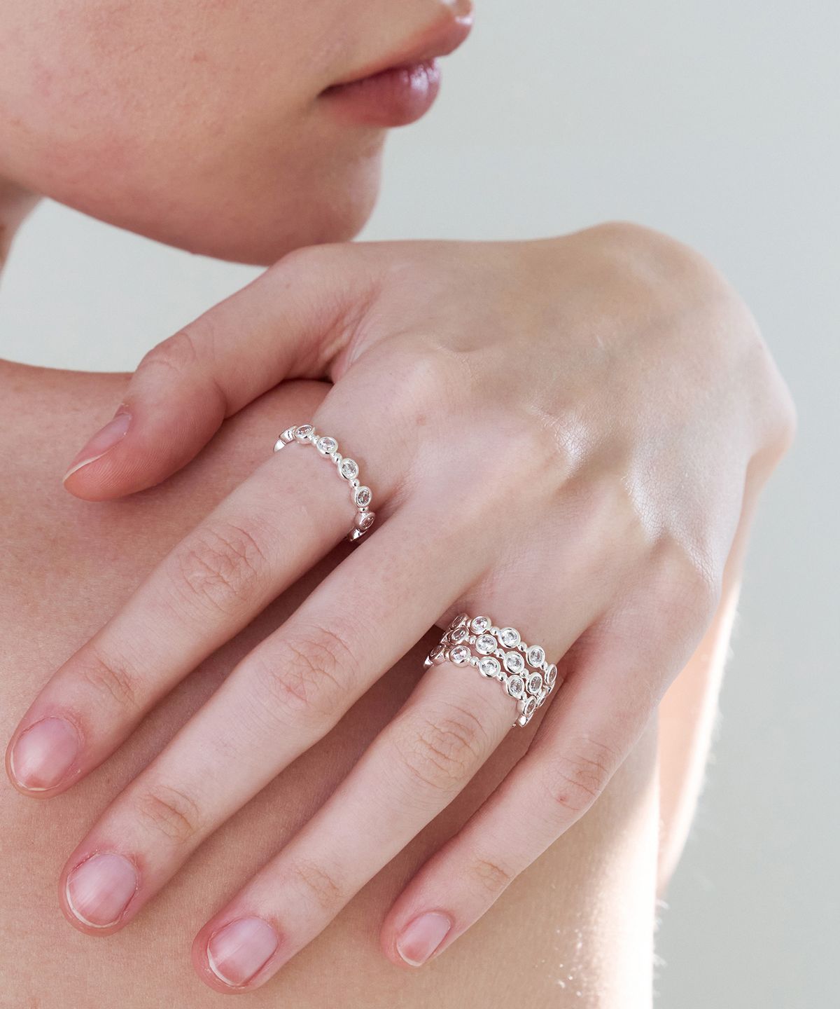 티오유(TOU) AT005 CLEAR DOT RING