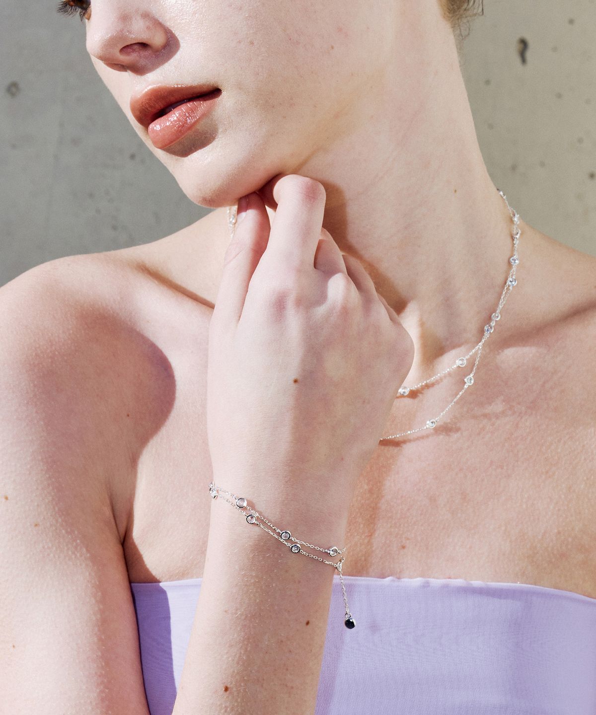 티오유(TOU) AT016 CLEAR DOT BRACELET