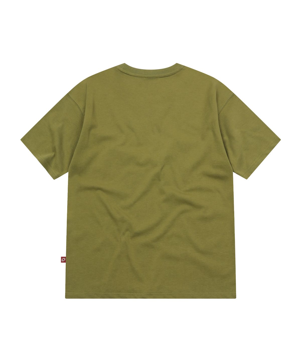 에스이에스티(S'EST) Star Orbit Applique T-shirts Olive