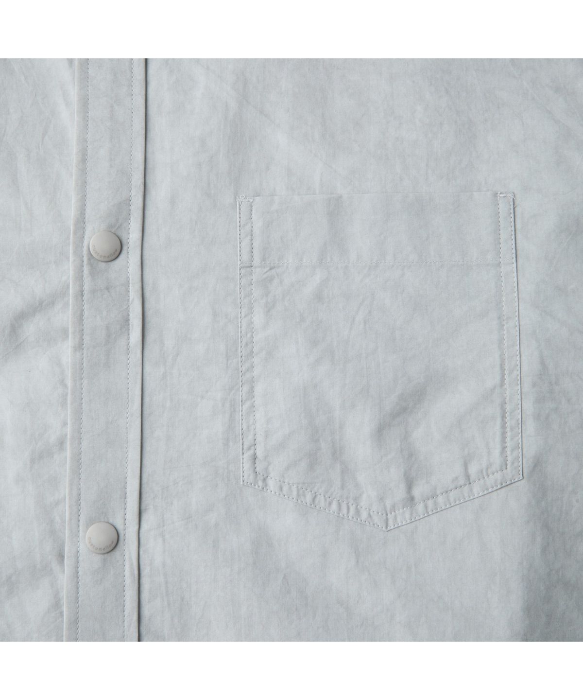 커스텀멜로우(CUSTOMELLOW) [Essentials] Grey Oversized Fit Half Shirt C9SAM26312GYL