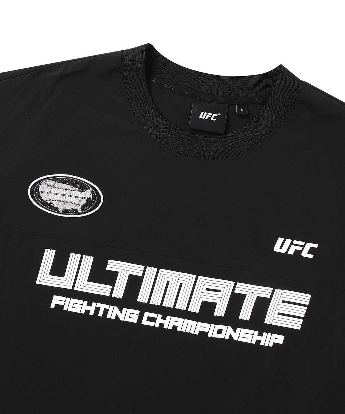 유에프씨 스포츠(UFC SPORT) UFC 무브 릴렉스핏 반팔 피스테 블랙 U2SSX2115BK