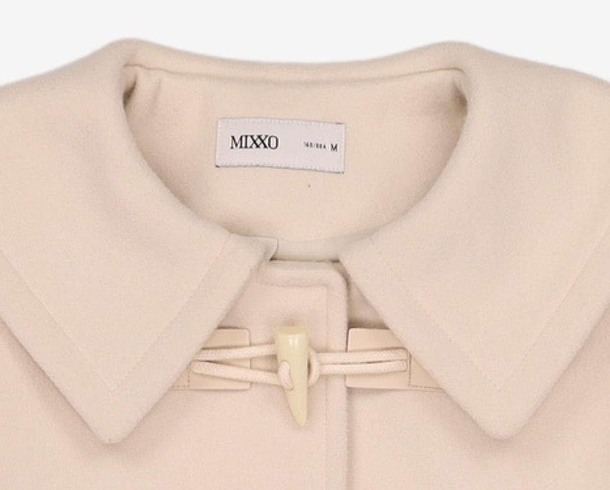 미쏘(MIXXO) 빅카라 숏 더플코트 JHCV02G Re MIWJHD10QG M