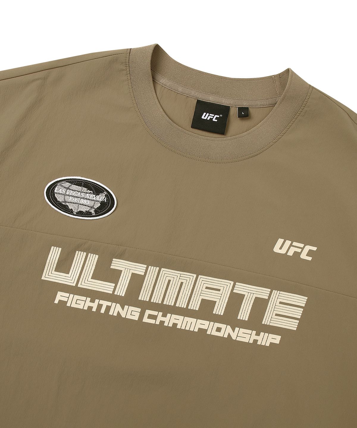 유에프씨 스포츠(UFC SPORT) UFC 무브 릴렉스핏 반팔 피스테 라이트브라운 U2SSX2115LR