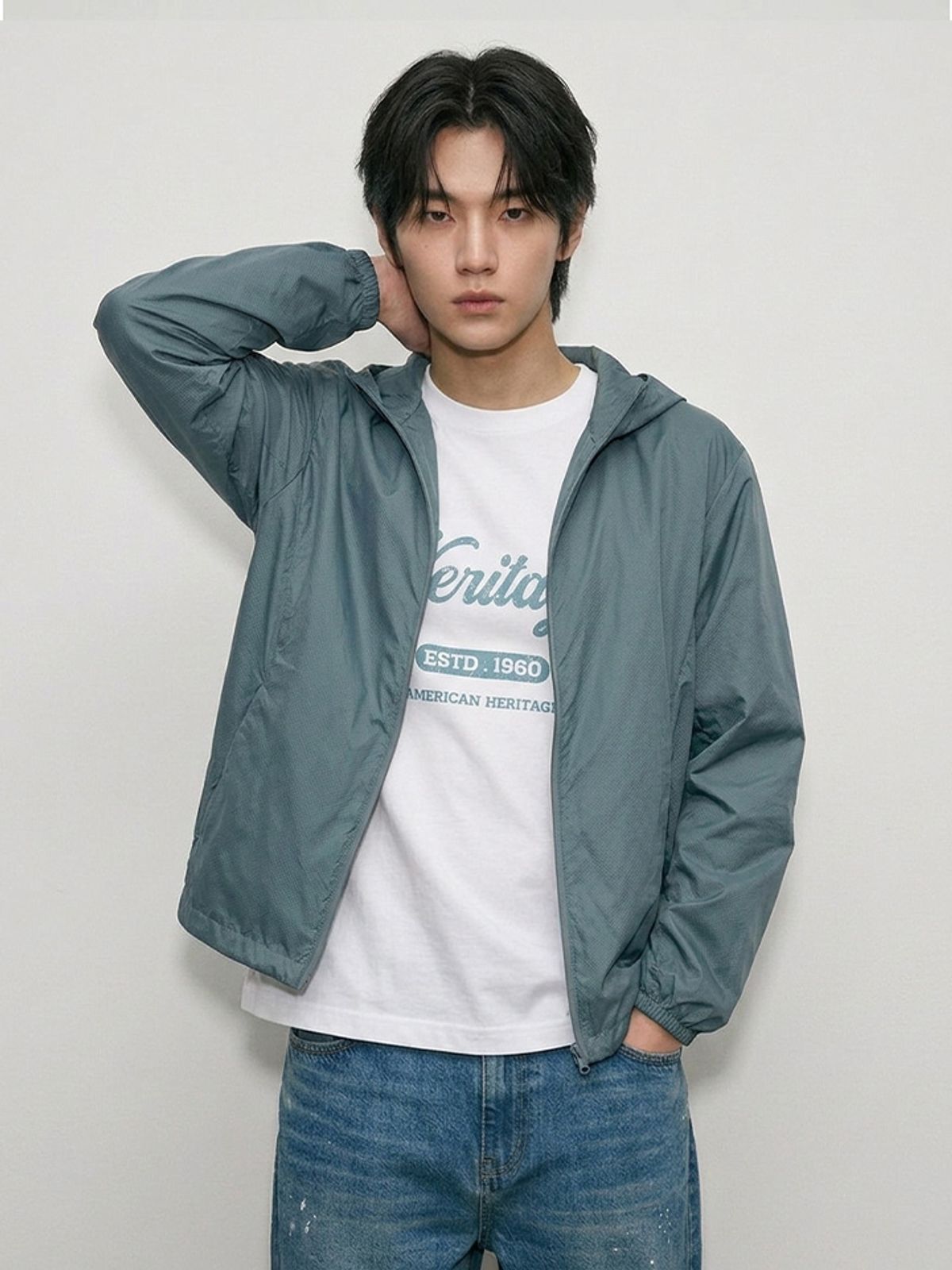 행텐(HANGTEN) 남성 윈드브레이커 후드 점퍼_296(10570-011-402-69)
