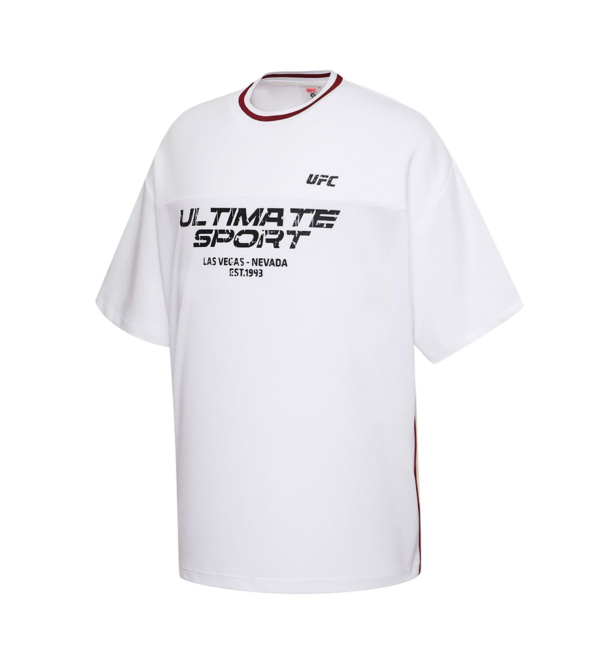 유에프씨 스포츠(UFC SPORT) UFC 포텐셜 오버핏 반팔 티셔츠 화이트 U4SSX2307WH