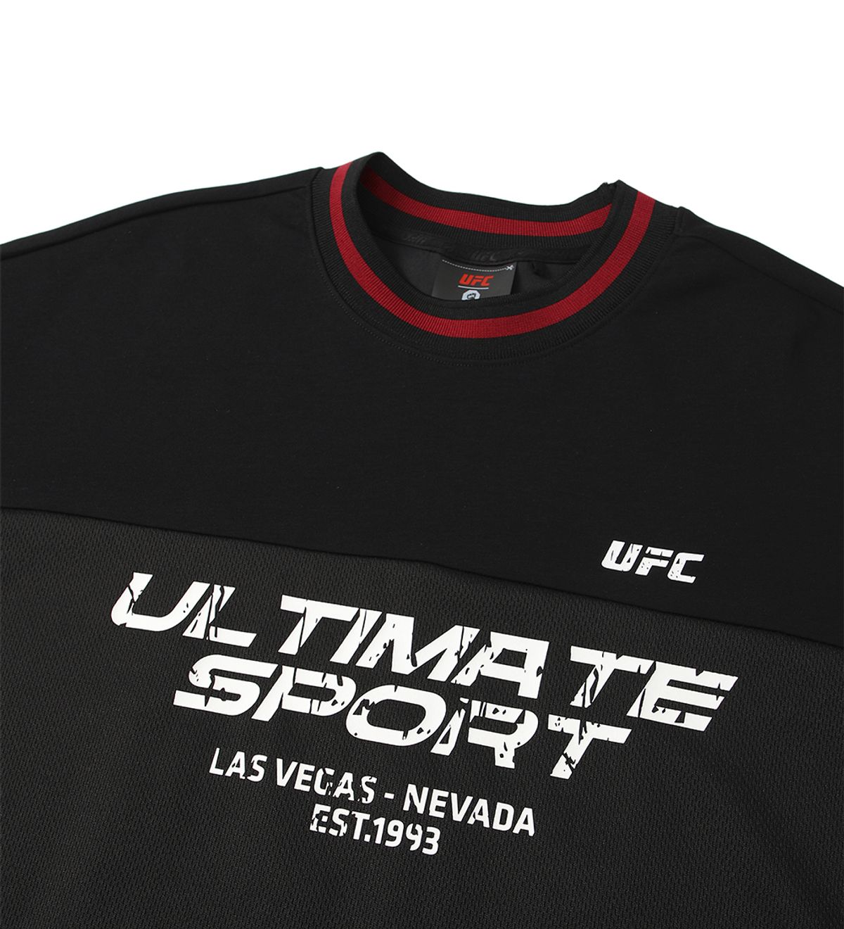 유에프씨 스포츠(UFC SPORT) UFC 포텐셜 오버핏 반팔 티셔츠 블랙 U4SSX2307BK