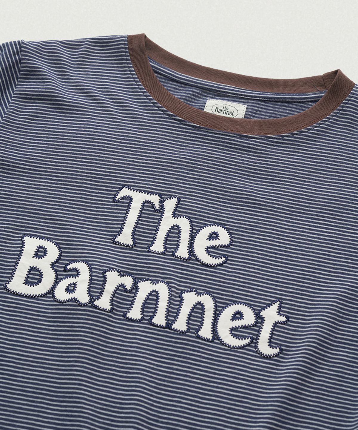 더바넷(THEBARNNET) Ria Stripe T-Shirt_Navy