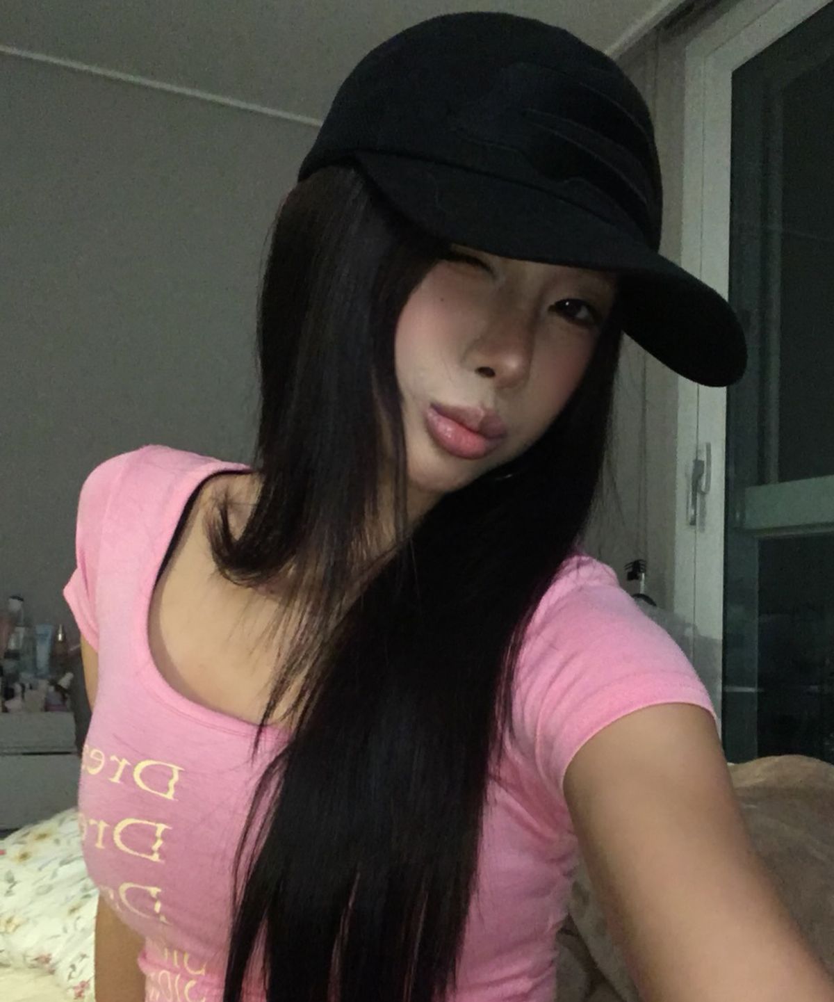 9999아카이브(9999ARCHIVE) Slick Logo Mesh Cap