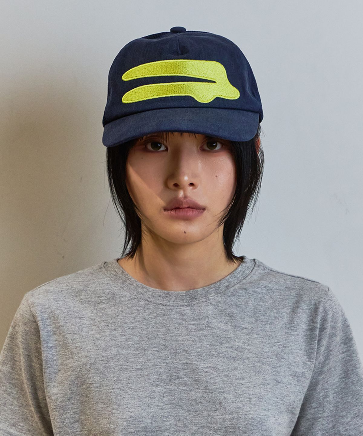 9999아카이브(9999ARCHIVE) Slick Logo Mesh Cap