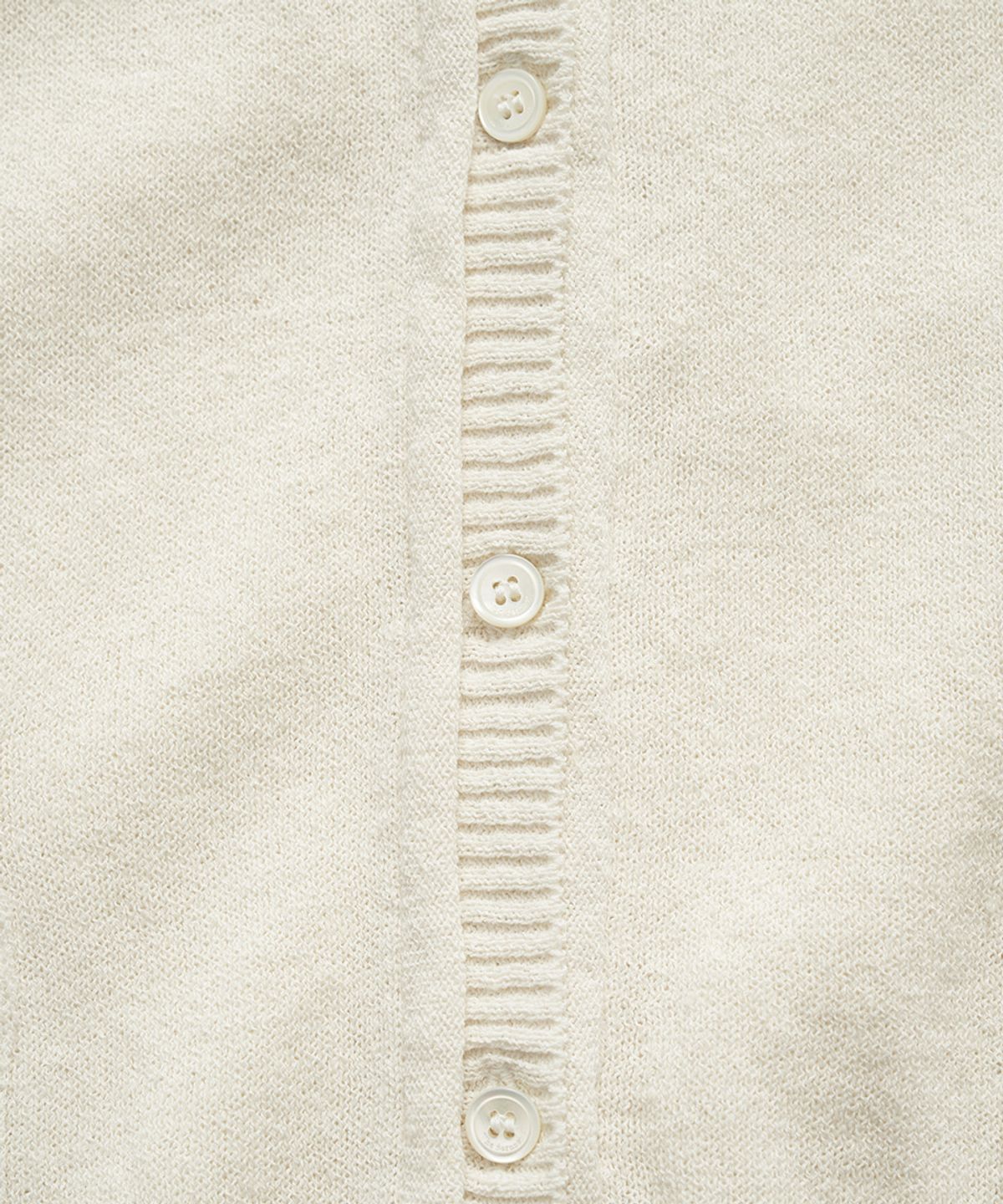 더바넷(THEBARNNET) Ivy Half Collar Knit Cardigan_Cream