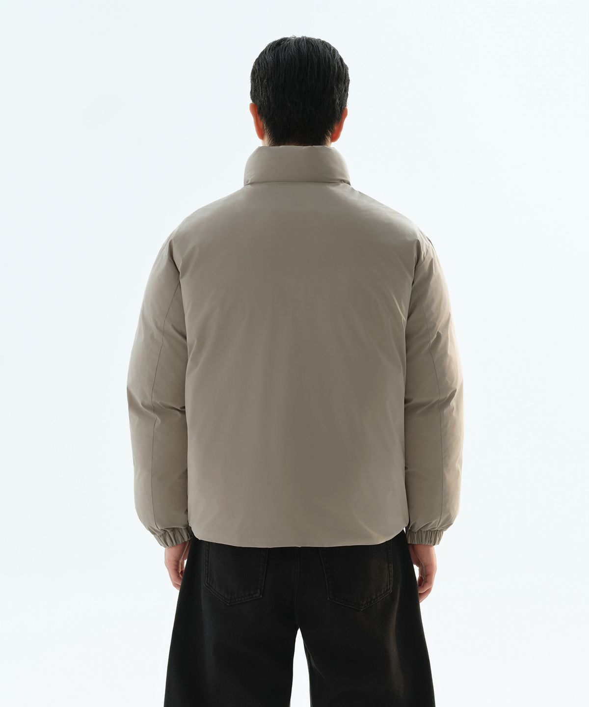 무신사 스탠다드(MUSINSA STANDARD) 데일리 푸퍼 미니멀 숏 패딩 재킷 [더스티 베이지]