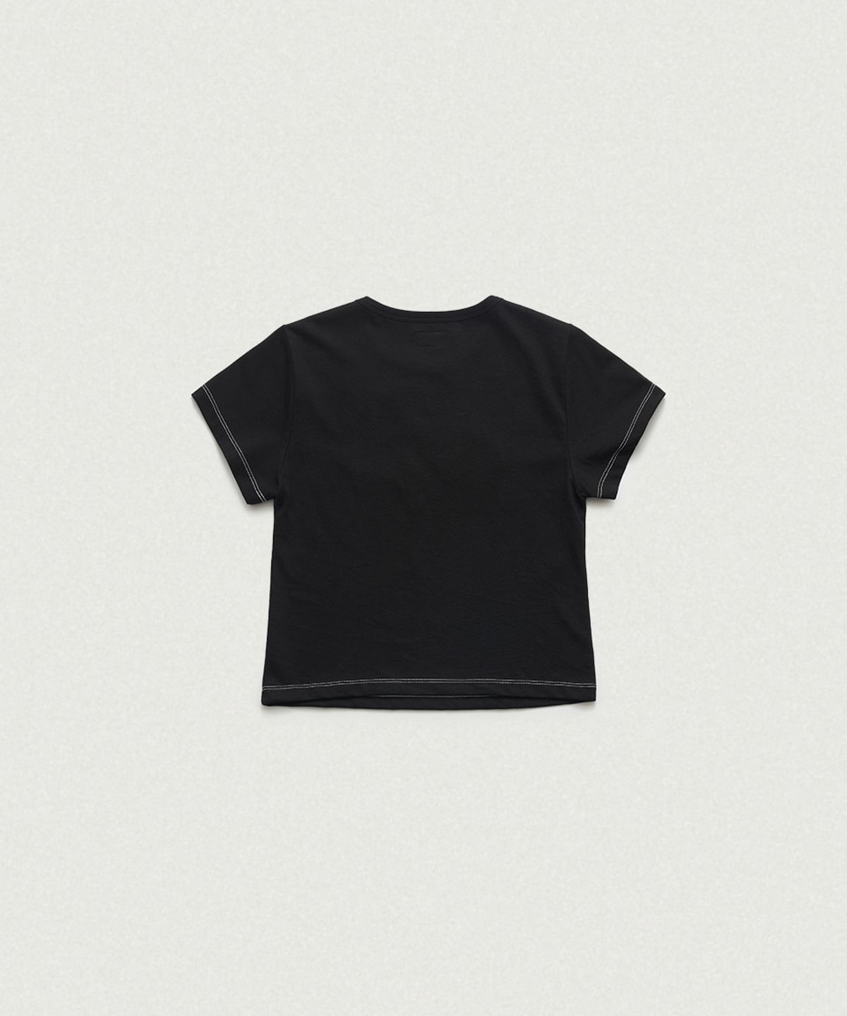 더바넷(THEBARNNET) Diana Chain Stitch Logo T-Shirt_Black