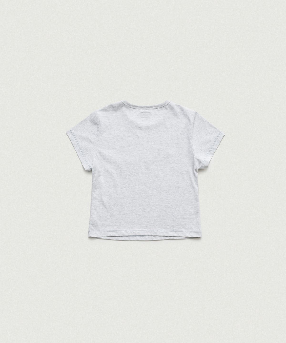 더바넷(THEBARNNET) Diana Chain Stitch Logo T-Shirt_Grey