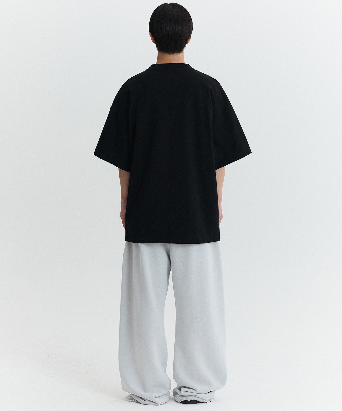 마티레(MTTIRÉ) OPTIMISM OVERSIZED T-SHIRT / BLACK