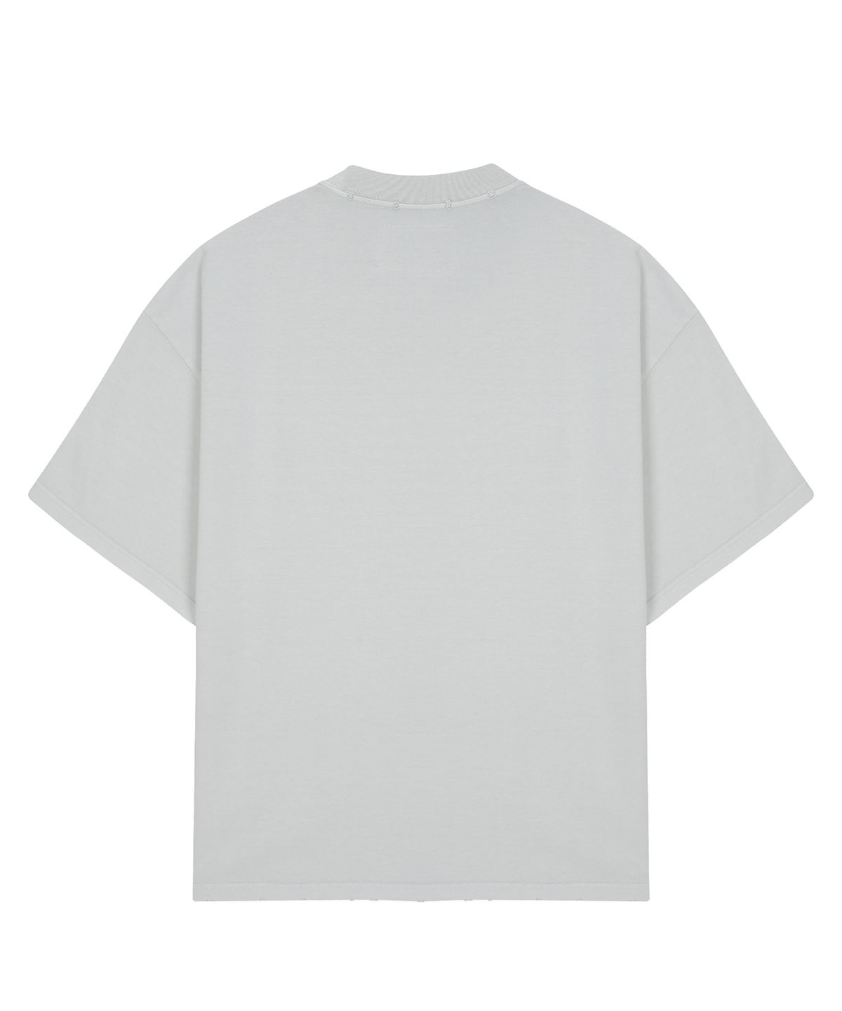 마티레(MTTIRÉ) MÉ VINTAGE HEART OVERSIZED T-SHIRT / LIGHT GRAY