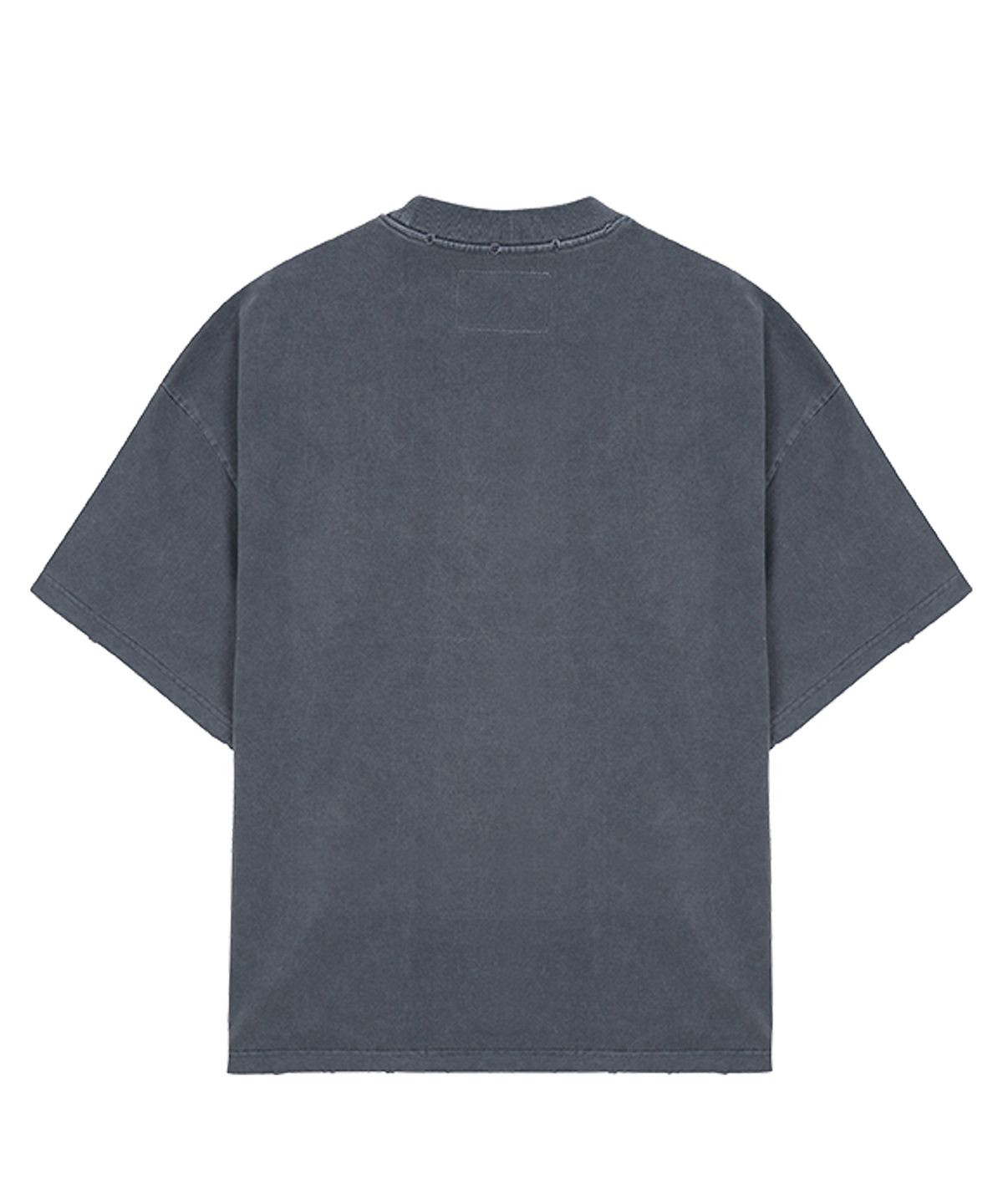 마티레(MTTIRÉ) MÉ VINTAGE HEART OVERSIZED T-SHIRT / NAVY