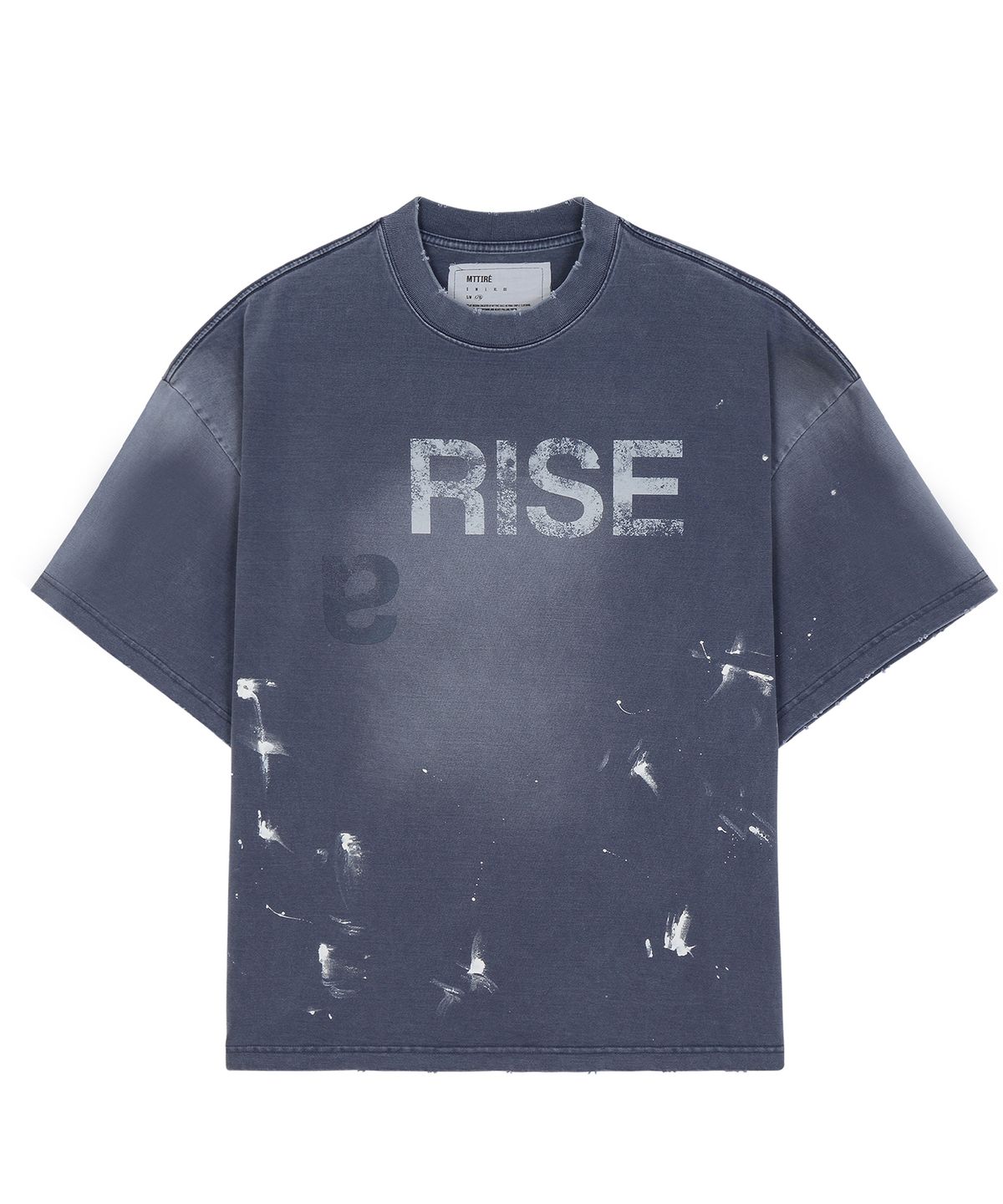 마티레(MTTIRÉ) RISE VINTAGE OVERSIZED T-SHIRT / PURPLE