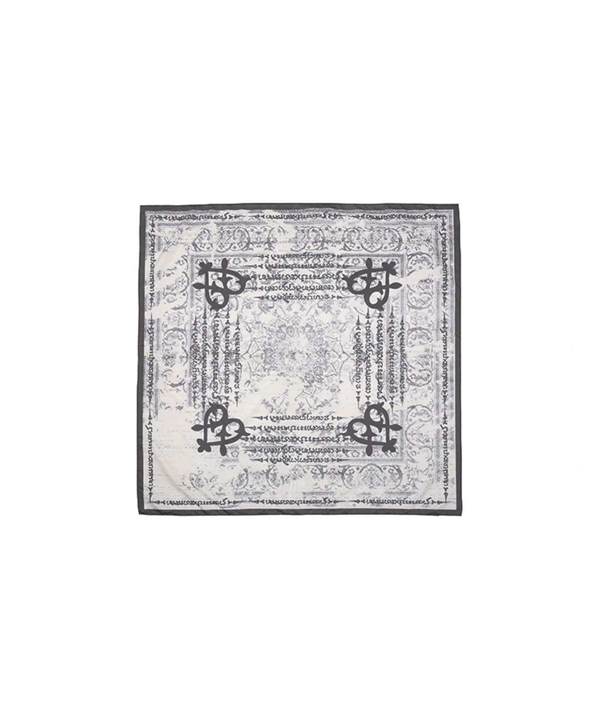 어니브(ANIV) SAKYANT PAISLEY SCARF WHITE